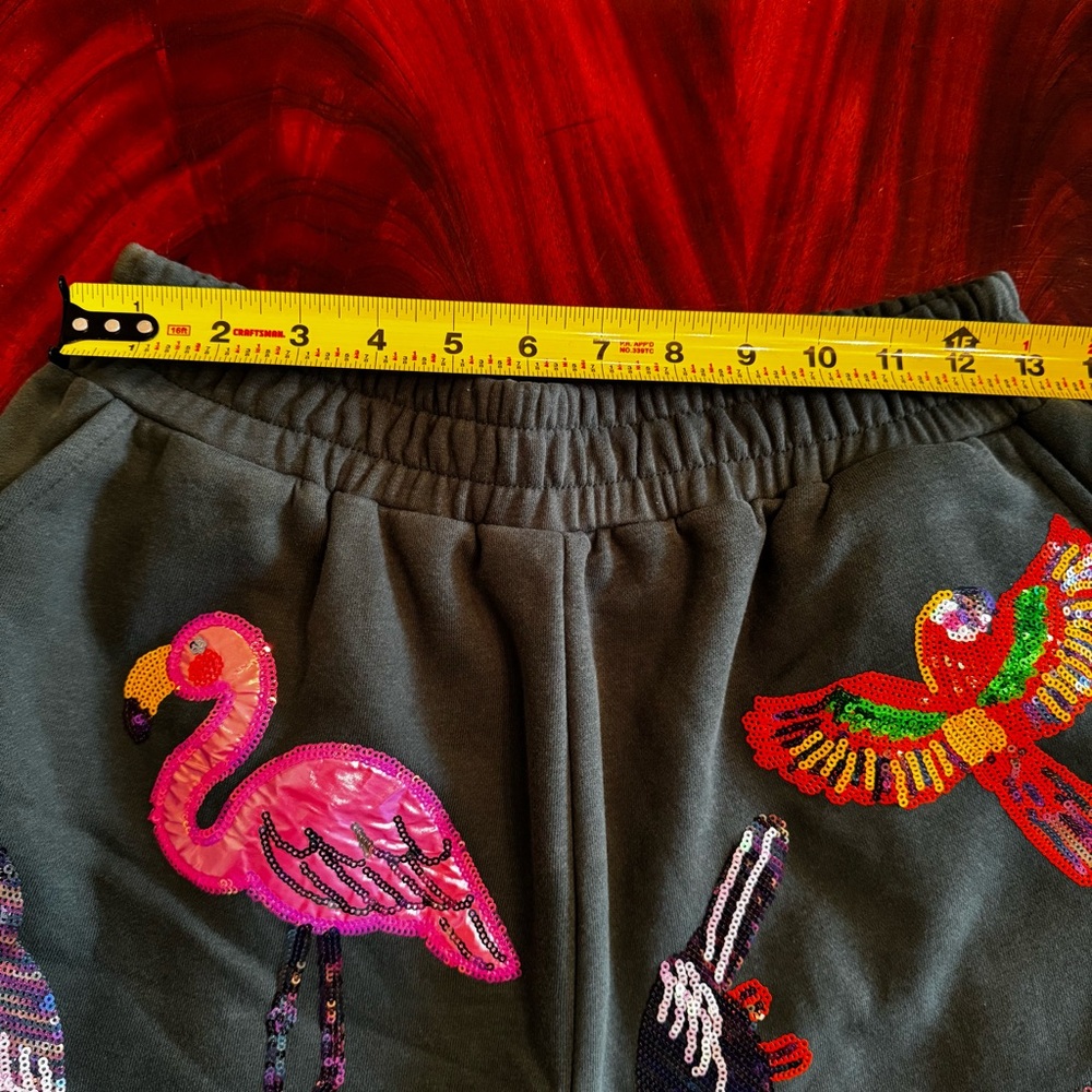 Queen of Sparkles Take Flight Multi Bird Shorts - Picture 15 of 17